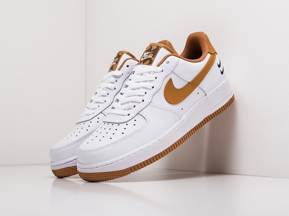 Nike air force outlet 1 white brown