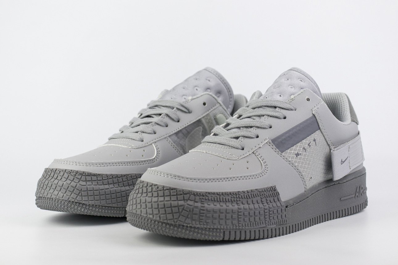 Nike Air Force 1 Type Wmns L.Grey Grey KEDRED